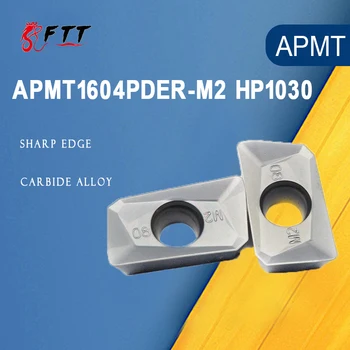 Yüksek Kaliteli APMT1604 PDER M2 HP1030 CNC Freze Bıçağı Torna Araçları Orijinal Karbür Aracı Metal Freze Aracı