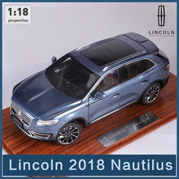 1:18 Lincoln 2018 Nautilus Simülasyon Alaşım çarpma sensörü Modeli Hediye Toplamak