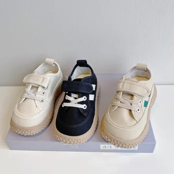 Çocuk kanvas ayakkabılar Erkek ve Kız Yumuşak Taban Bebek Ayakkabıları Nefes Aşınmaya dayanıklı Rahat Bez Ayakkabı Boyutu 22-31