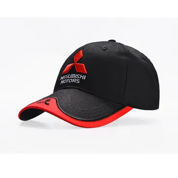 Beyzbol şapkası Mitsubishi logosu Nakış Rahat Snapback Şapka 2019 Yeni Moda Yüksek Kaliteli Erkek Yarış Motosiklet Spor şapka
