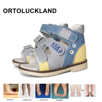 Ortoluckland Bebek Kız Sandalet Yeni Çocuk Ortopedik Flatfeet Ayakkabı Yaz Yürüyor Boys Arch Destek Size20 To33