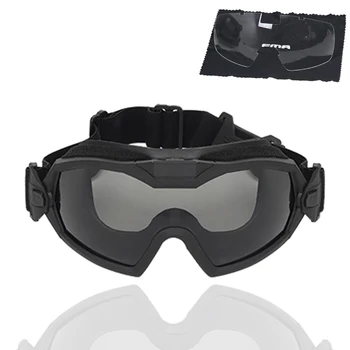 FMA Taktik Gözlük Fan ile Airsoft anti-sis Toz Lensler Gözlük Askeri göz koruma gözlükleri Ayarlanabilir Göz Gözlük