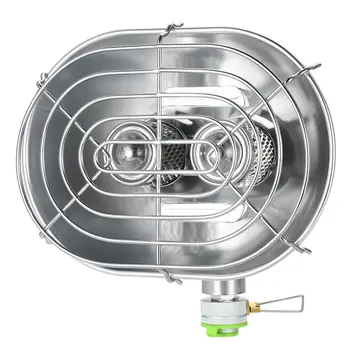 BRS-H22 çift ısıtma fırını çift brülör ısıtma sobası kızılötesi ışın ısıtıcı kamp ısıtıcı ısıtma gaz sobası