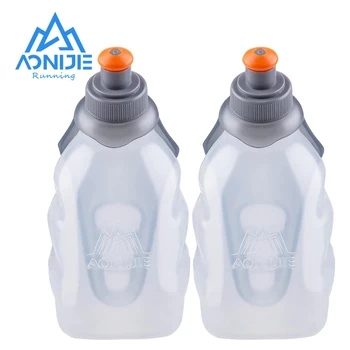 AONIJIE 2 Adet 250ml Su Şişesi Şişesi Saklama Kabı BPA Ücretsiz Koşu Hidrasyon Kemer Sırt Çantası Bel Çantası Yelek Kamp