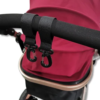 2 adet Güvenlik Arabası Aksesuar Kanca Tekerlekli Sandalye Arabası Pram çanta kancası Bebek Arabası alışveriş çantası Klip Arabası Aksesuarları