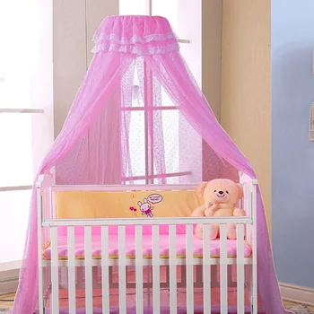 Bebek Yatak Odası Perde Ağları Cibinlik Beşik Yenidoğan Bebekler Yatak Gölgelik Çadır Taşınabilir Bebek çocuk yatağı Odası Dekor Örgü