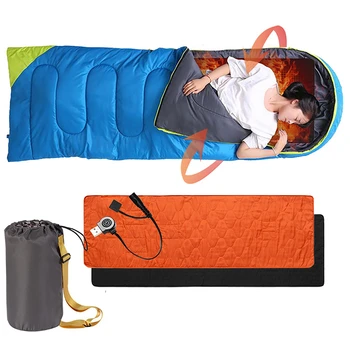 3 Seviyeleri sıcaklık USB ısıtma kamp serme yatak termal ped ısıtma uyku Tulumu kendinden ısıtma yatak kamp ekipmanları