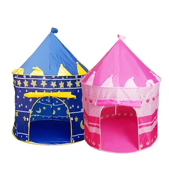 Çocuk Oyun Çadırı Taşınabilir Katlanabilir Prenses Prens Kale Kız Erkek Cubby Ger Oyun Evi Çocuk Hediyeler Kapalı Açık Oyuncak