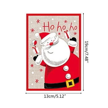 X6HD Merry Christmas Tebrik Kartı Müzik Kartpostallar Davetiyeleri Yeni Yıl Kartları Noel Partisi Hediye Çocuklar için