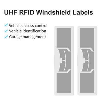 Araç RFID kontrol sistemi akıllı etiketler cam RFID UHF etiket etiket araba için