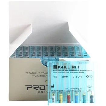 10 Packs Diş K-DOSYA NiTi Esnek 21/25mm Endo Kök Kanal Dosyaları El Kullanımı Endodontik Wurzelkanalfeile Limas Para Conductos