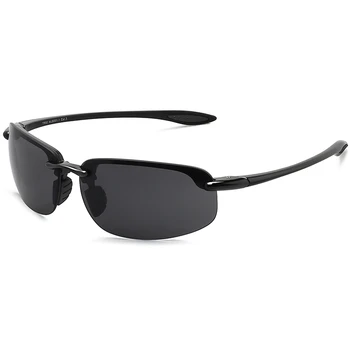 MAXJULI Güneş Gözlüğü Erkekler Klasik Moda Çerçevesiz Sürüş Bisiklet Yürüyüş kadın Spor TR90 Malzeme UV400 Erkek güneş gözlüğü 8001