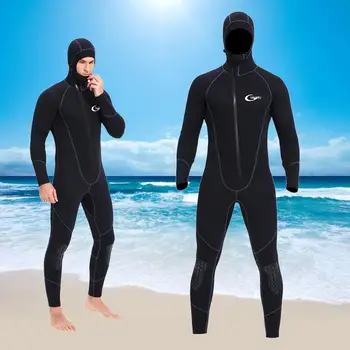 7mm Neopren Swetsuits Sıcak Tutmak UV Korumak Kalınlaşmış Dalış Tam Wetsuit Sörf için