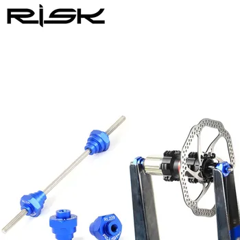 RISK Tekerlek Truing Standı Adaptörü Hub Aracı Jant Tuner 20/15 / 12mm QR Thru Aks Adaptörü Hızlı Bırakma Bisiklet Aksesuarları Alaşım Sıcak Satış