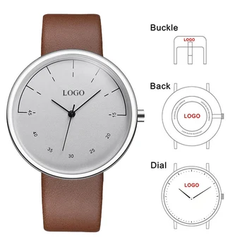 CL023 Özel Marka Saatler OEM İşletme Adı Erkek Saatler Özel Etiket Kendi Logonuz İzle Marka Adı veya Marka Logosu Kazınmış