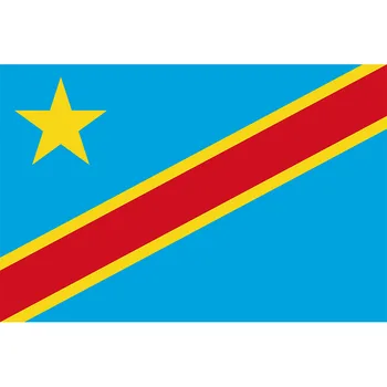 Kongo Bayrağı Yehoy asılı Dekorasyon için 90*150cm