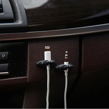 8pcs Araç Şarj Çizgi USB Kablosu Klip Aksesuarları BMW İçin Sticker X5 X3 X6 E46 E39 E38 E90 E60 E36 F30 F30 E34 F10 F20 E92 E38