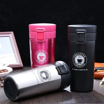 Paslanmaz Çelik Termos Kahve Seyahat Kupa BPA İçermeyen Termos Şişesi, Vakum Yalıtımlı Su Şişesi, Çift Duvarlı Kahve Kupaları