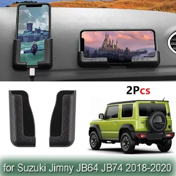 Iç Aksesuarları Suzuki Jimny İçin JB64 JB74 2018-2022 araba cep telefonu Navigasyon Tutucu Macun Pano Koltuk Tutucu