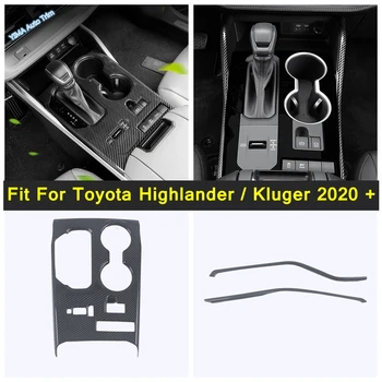 Vites Kutusu Paneli Dekor ayar kapağı İç Merkezi Konsol Yan Şerit Aksesuarları Toyota Highlander / Kluger 2020 - 2022 İçin