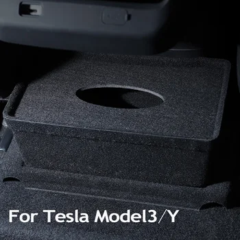 Tesla Modeli 3 Tesla Modeli Y Arka Merkezi Konsol saklama kutusu Akın Tarzı Organizatör Çöp Kutusu Araba İç Aksesuar