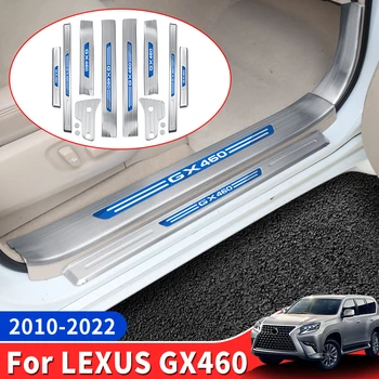 Paslanmaz Çelik Pedal Eşiği Lexus GX 460 400 GX460 Gx400 2010-2022 İç Aksesuarları Gövde Kiti 2021 2020 2019