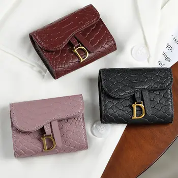 Lüks Kadın kart tutucu küçük cüzdan Mini kadın PU Cüzdan Çoklu Kart kart tutucu Küçük Çok fonksiyonlu el çantası