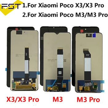 Orijinal lcd Xiaomi Poco M3 LCD ekran Ekran Dokunmatik Panel Sayısallaştırıcı M2010J19CG M2010J19CT LCD Poco X3 Pro LCD Poco X3