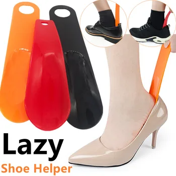 Yeni Dayanıklı Profesyonel ayakkabı çekeceği s Plastik Kullanışlı ayakkabı çekeceği Kaldırıcı Kaşık Şekli Ayakkabı çekeceği Esnek Sağlam Fişleri Ev Aletleri