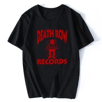 ÖLÜM SATIR kayıtları T Gömlek Erkekler Yüksek Kalite Estetik Serin Vintage Hip Hop T-shirt Harajuku Streetwear Camisetas Hombre