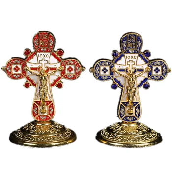 İsa Çapraz Ortodoks Katolik Simge Dini Ev Dekorasyon Kilise Ortodoks Çapraz El Sanatları
