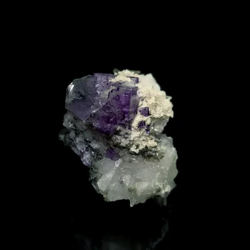 Yaogangxian maden Çin'den C3-7B Doğal Florit Kuvars Mineral Kristal