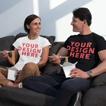 DIY T-shirt Özelleştirilmiş Pamuklu Tişört Lütfen Satıcıyla İletişime Geçin