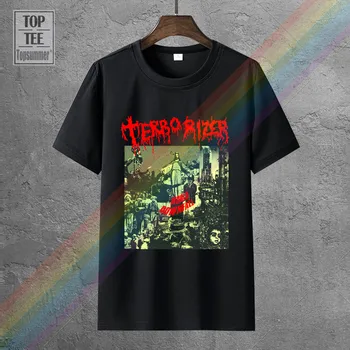 Terrorizer Dünya Düşüş Morbid Melek Napalm Ölüm T Gömlek Boyutu Büyük L * Kollu Erkek Pamuk Anime T - Shirt