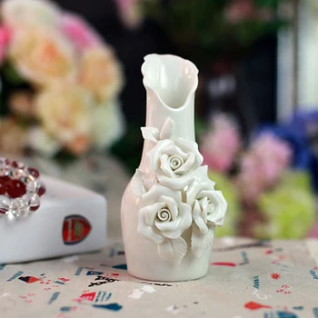 Modern moda Ev Mobilya küçük seramik vazolar çiçek masa aksesuarları el sanatları vazo saksı