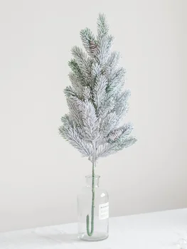 2020 YENİ yapay çiçek Yeşil Çam İğnesi Düğün Noel Dekorasyon için DIY Zanaat Hediye Noel ağaç dekor Sahte Bitki