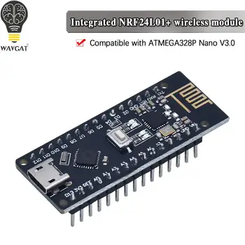 Nano V3. 0, mikro usb Nano Kurulu ATmega328P QFN32 5V 16M CH340 Arduino için, NRF24l01+, 2.4 G kablosuz, Daldırma Altın
