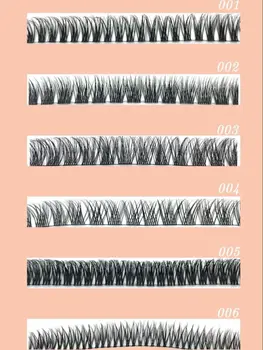 YGirlash DIY El Yapımı Kirpik Uzatma Segmentli Flase Lashes Dramatik Kirpik Demetleri Yumuşak Şerit Şerit kirpik makyajı Lashes