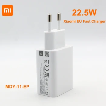 Orijinal Xiao mi MDY-11-EP AB Hızlı Şarj 22.5 W QC 3.0 USB Adaptörü Hızlı Şarj 100CM C Tipi kablo mi 10 9 Lite kırmızı mi 9A 9C