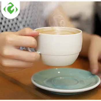GUANYAO Kahve Kupalar Plastik Kahve fincanları Grip Bölümü Mikrodalgada 330 ml Içme fincan Yüksek sıcaklık dayanımı 2 Opsiyonel şekil
