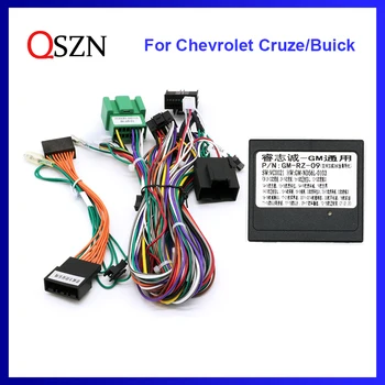 QSZN Canbus box Adaptörü Dekoder İçin Chevrolet Cruze Buick Regal Verano İle 16Pin Kablo Demeti Kablo Android Araba Radyo