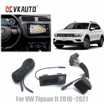 VKAUTO Canbus Dinamik Yörünge Kamera VW Tiguan II 2016 2017 2018 2019 2020 Park geri görüş kamerası İle Çalışmak MIB2 Ünitesi