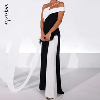 Wefads 2022 Yaz Kadın Sling Renk Bodycon Bandaj Elbise Seksi Spagetti Kayışı Kulübü Ünlü Parti uzun elbise (pantolon)