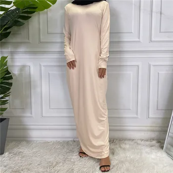 Tüm Maç Yeni Gelenler Müslüman Kadınlar İçin Başörtüsü Elbise Orta Doğu Dubai Abaya Türkiye Kaftan İslam Giyim Femme Arapça Vestido