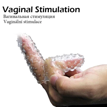 Seks Parmak Kollu Klitoris Masajı Seks Oyuncakları Kadın İçin Kadın Mastürbasyon Klitoral Stimülatörü Flört Vajina Seks Ürünleri