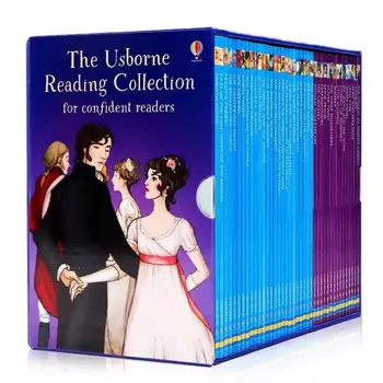 40 Kitap / set Usborne üçüncü Okuma koleksiyonum kütüphane İngilizce Resimli hikaye kitapları çocuğunuzun bir okuyucu olarak büyümesine yardımcı olmak için Libros