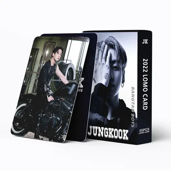 55 adet/kutu Kpop JungKook PhotoCards Idol kişisel fotoğraf albümü lomo kartları