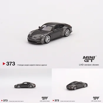 MİNİ GT 1: 64 911 992 GT3 Touring Akik Gri Metalik Alaşım Diorama Araba Modeli Koleksiyonu Minyatür Carros Oyuncaklar 373 Stokta