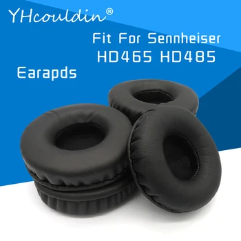 Kulak yastıkları Sennheiser HD465 HD485 Kulaklık Aksesuarları Yedek Kulak Yastıkları Buruşuk Deri Malzeme