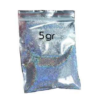 5g Yüksek kaliteli süper holografik glitter toz 008 